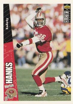 Merton Hanks San Francisco 49ers 1996 Upper Deck Collector's Choice NFL #319